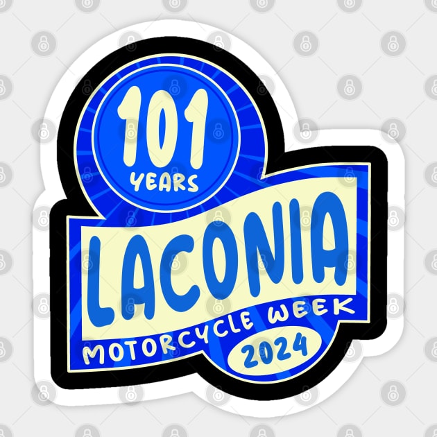 Laconia 2024 Laconia 2024 Sticker TeePublic